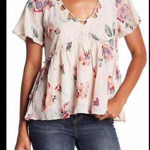 Lucky Brand Floral blouse